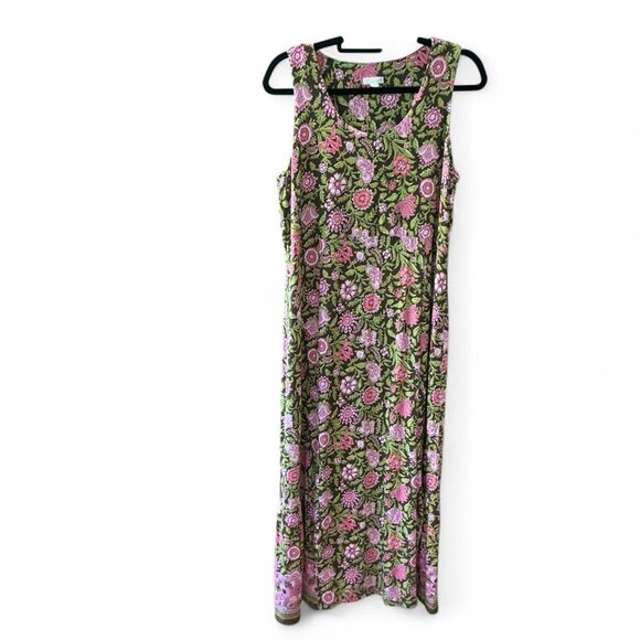 J.Jill Beechnut Floral Maxi Dress